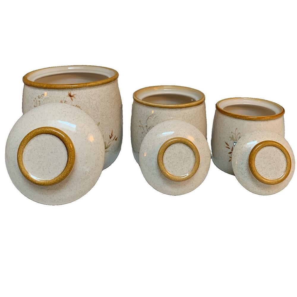 Mikasa Garden Club Day Dreams EC 461 Canister Set Japan 3pc w/lids - Picture 2 of 11